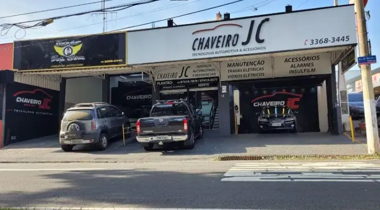 Fachada da loja Chaveiro JC