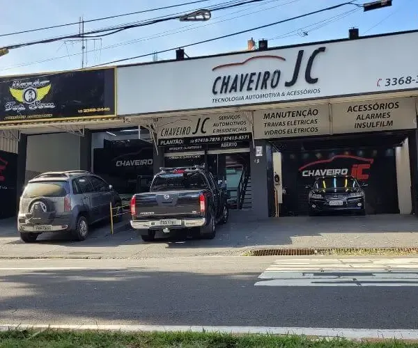 Fachada da loja Chaveiro JC
